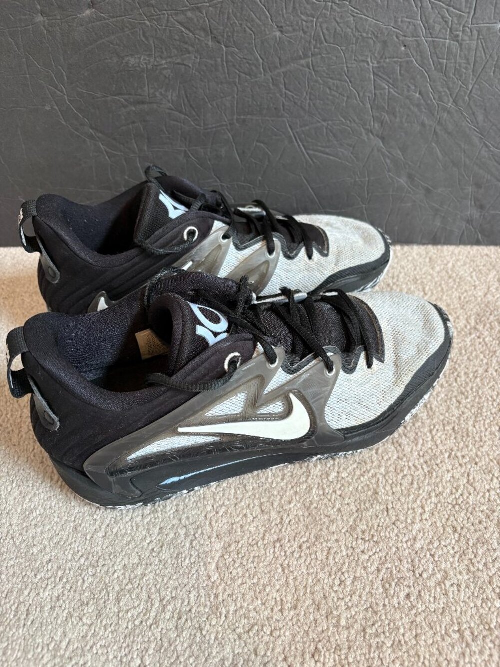 Nike KD 15 Refuge Men's Basketball Shoes Size 10.5 Black White DC1975-191
